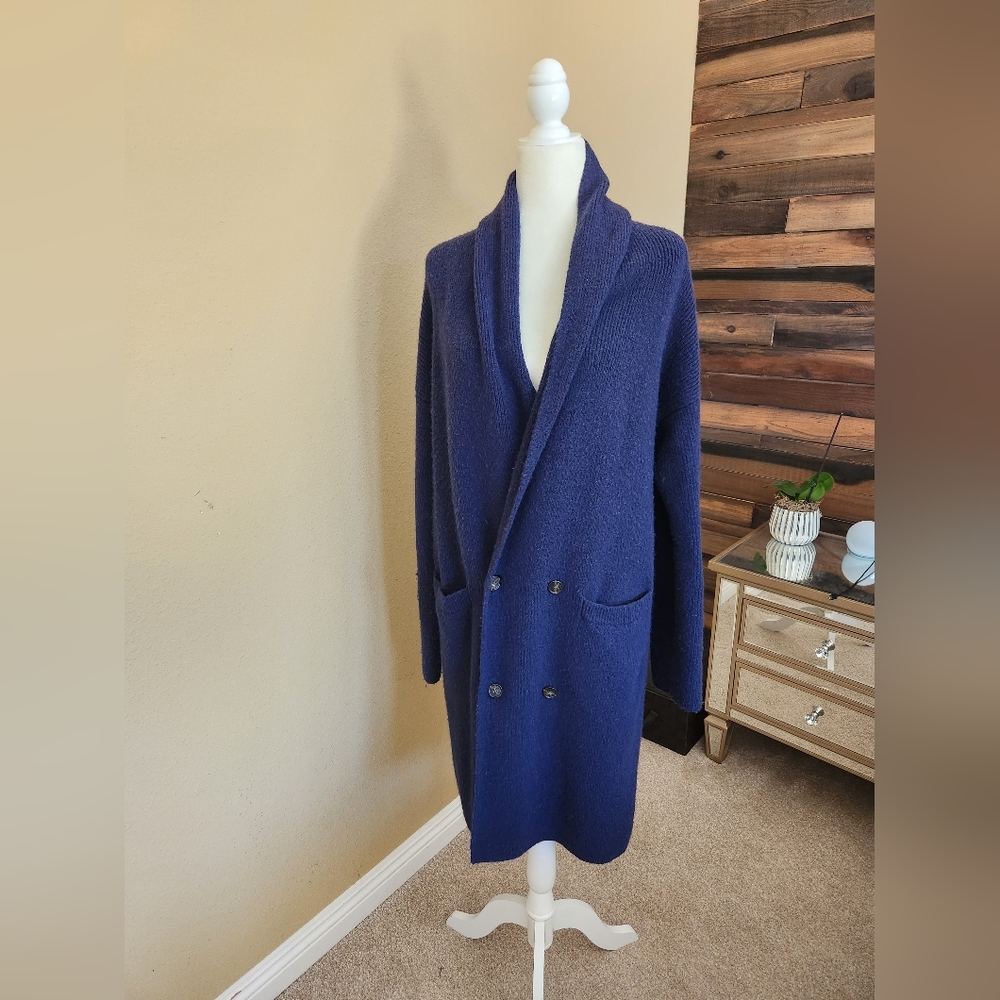 J. Crew oversized sweater coat size L